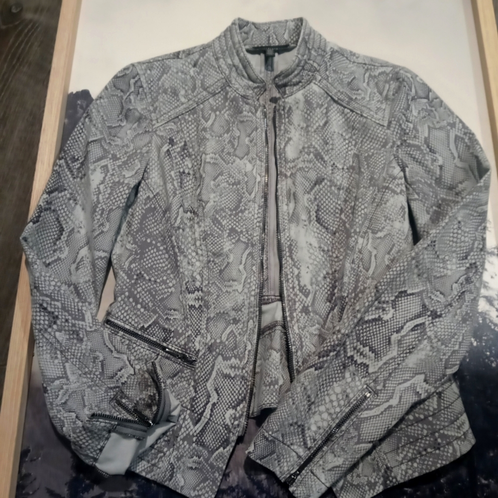 Designer edgy snake jacket